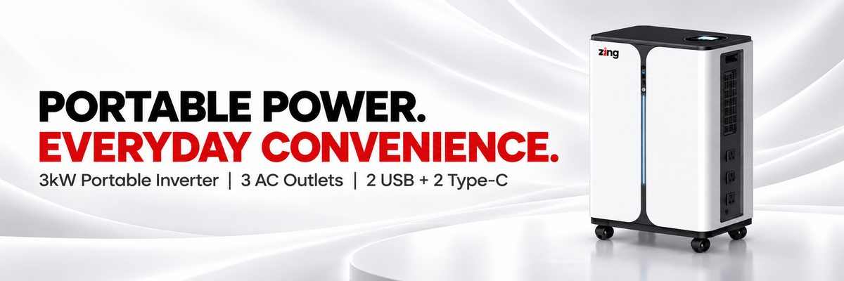 Zing PE-BUSS-3K Energy Storage System Inverter + Battery